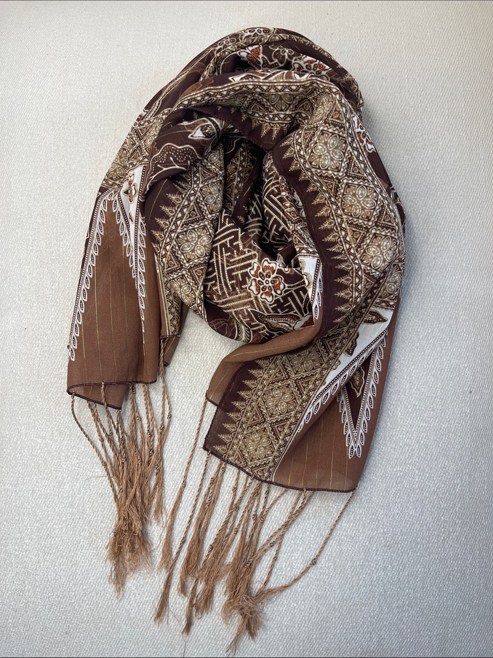 S05. BATIK KERRIS SCARF | Timeless | 66" x 28"